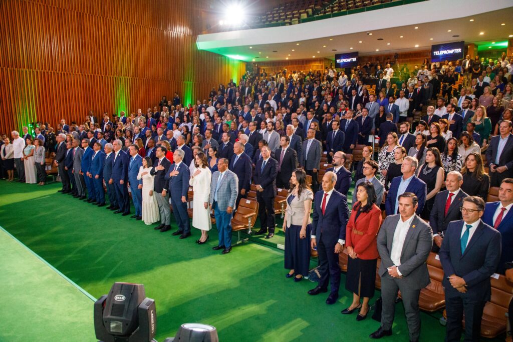 El jefe de Estado destacó que hubo US$4,523 millones en inversión extranjera en 2024 y que en el primer semestre de 2025 ya acumulamos US$2,893 millones, proyectando superar los US$4,860 millones al cierre del año y encadenar cuatro años consecutivos de cifras récord